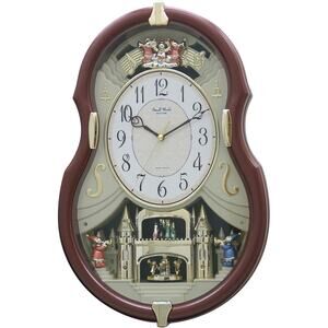 NEW Rhythm Clocks Viola Entertainer II Musical Motion Clock Spinning Pendulum